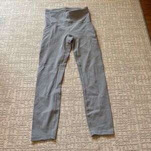 Lululemon Gray High-Waisted Leggings Size 6